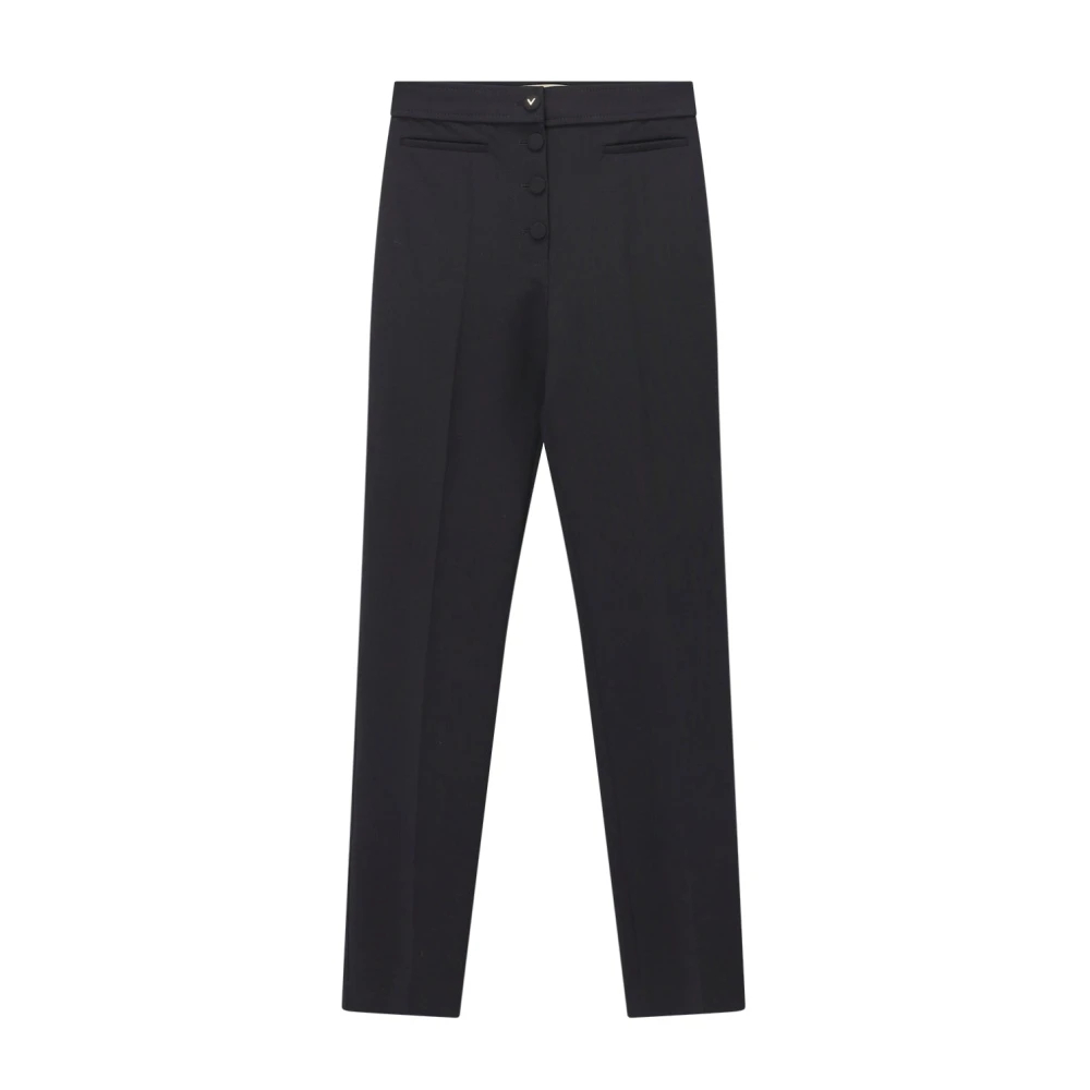 Valentino - Straight Hosen - Trousers - Damen - Schwarzk - M
