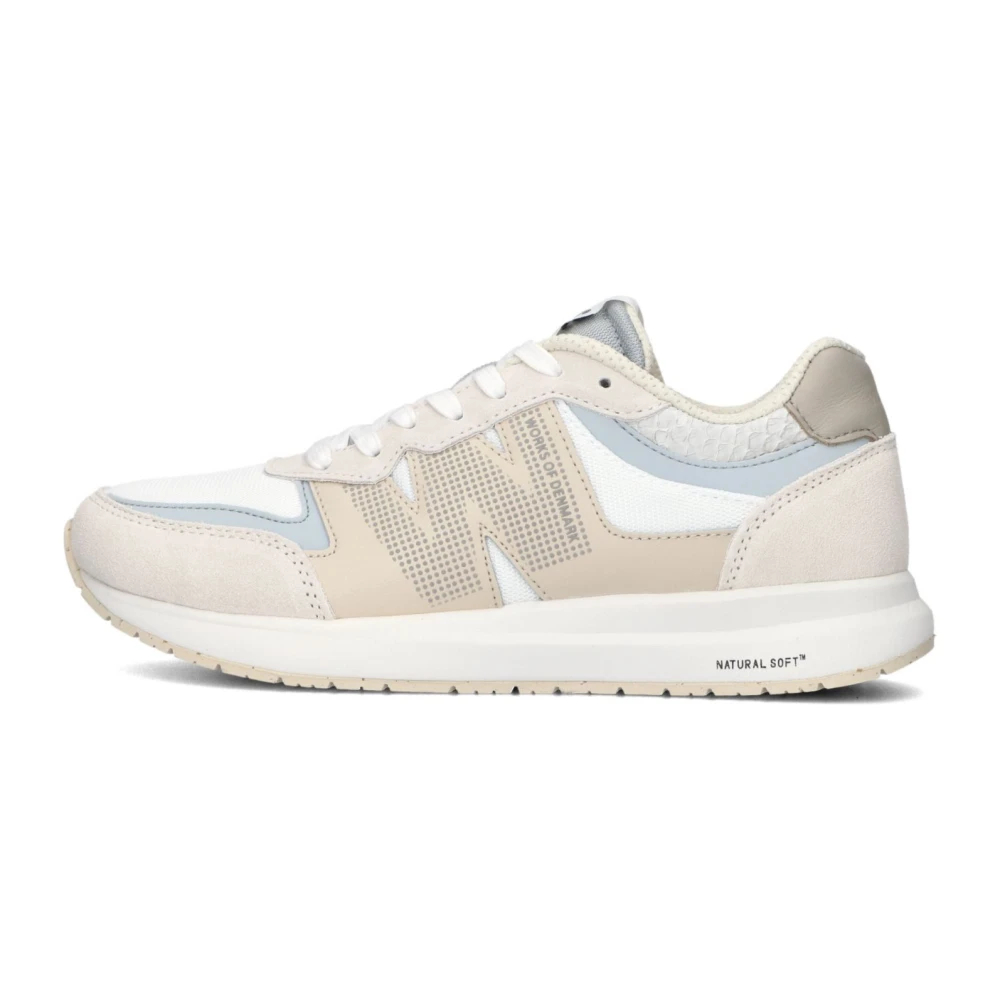 Woden Damen Beige Sneakers Rigmor Reflective - Bild 4