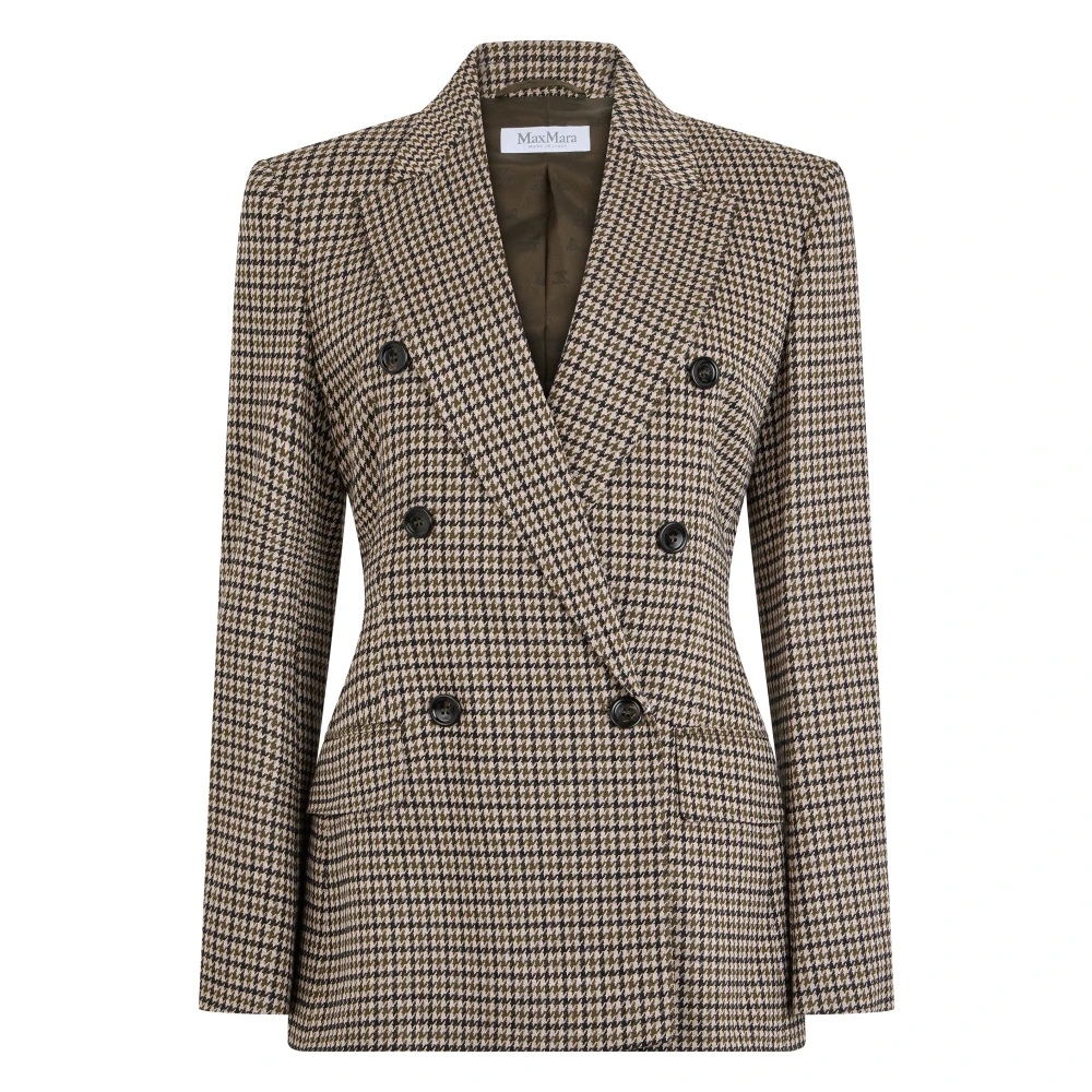 Max Mara - Mxmeccelso Zweireihiger Blazer - Jackets - Damen - Mehrfarbig - S