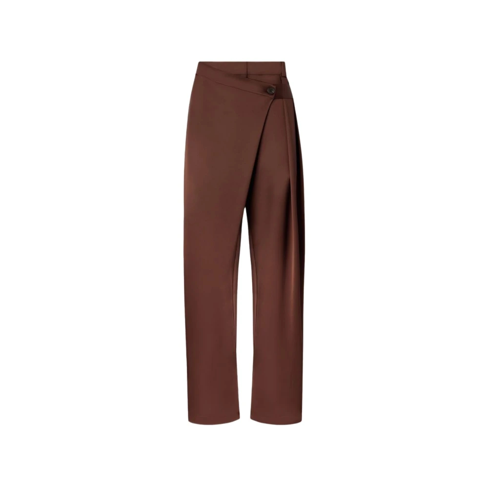Pinko - Straight Leg Hosen - Trousers - Damen - Braun - L