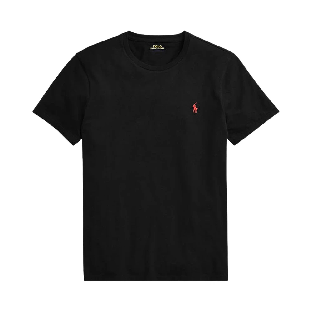 Polo Ralph Lauren Herren Schwarz T-Shirt Baumwolle Slim Fit - Bild 5