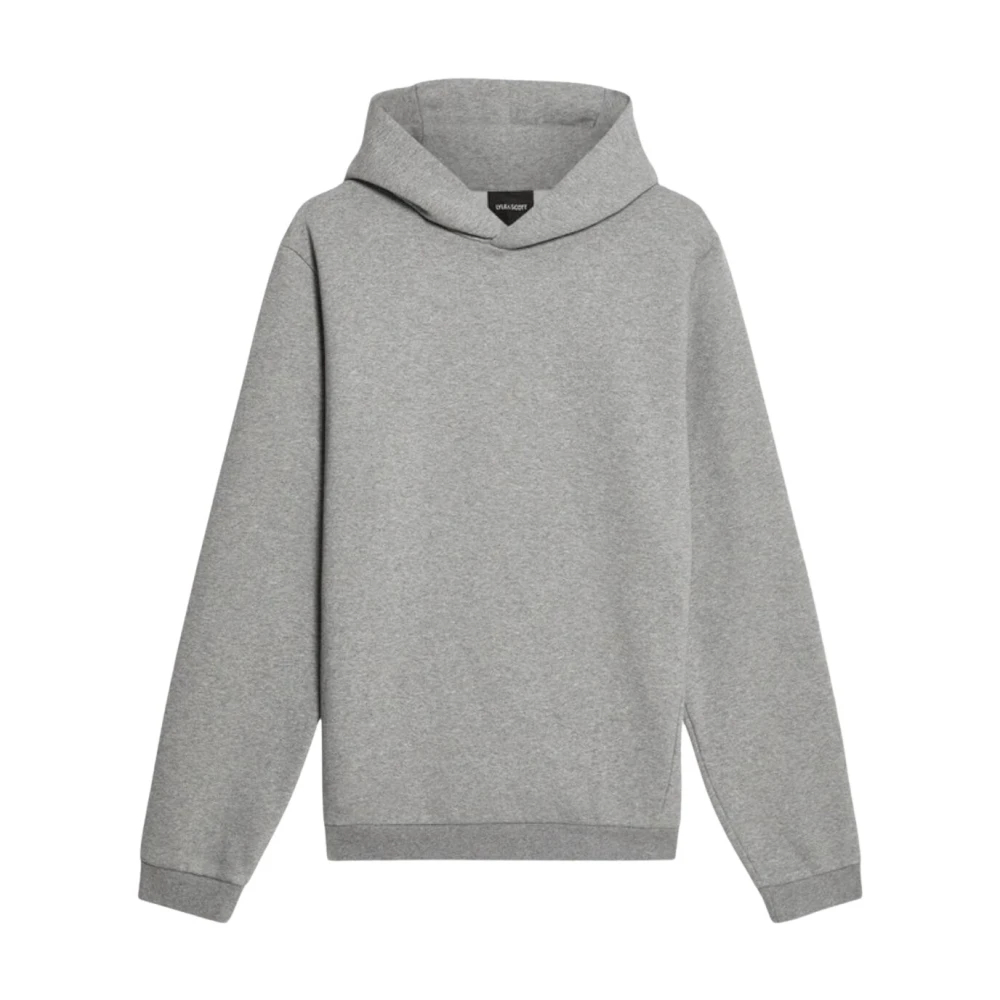 Lyle & Scott - Logo Brushback Pullover Hoodie - Sweatshirts & Hoodies - Herren - Grau - Xl - Bild 5