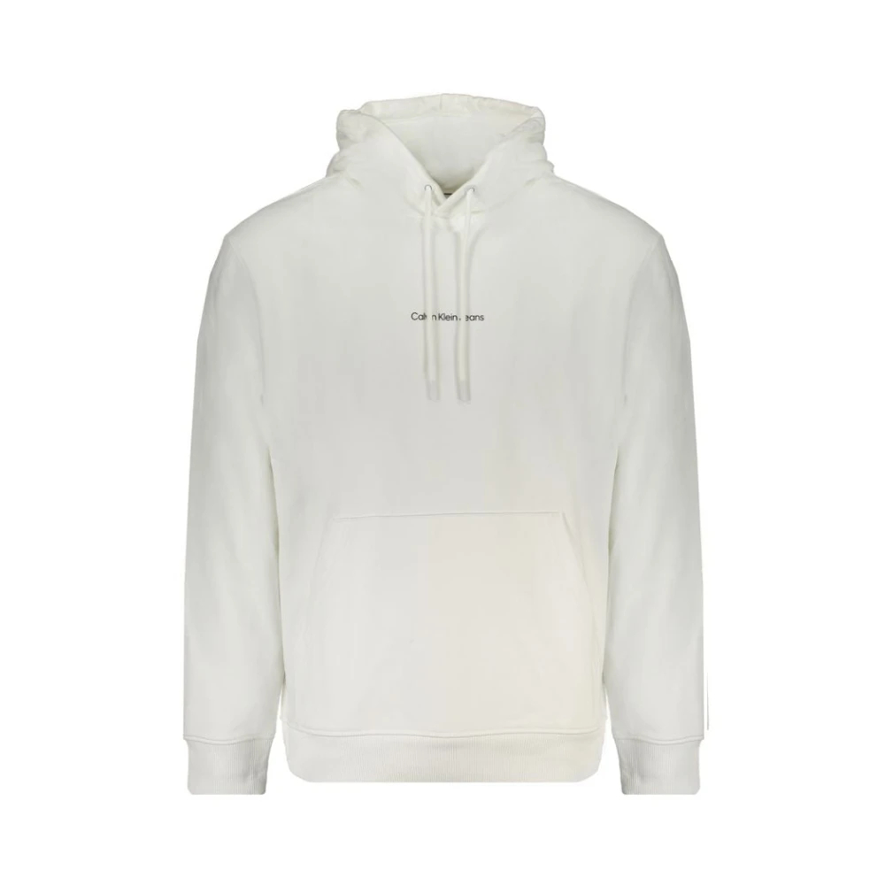 Calvin Klein Herren Hellgrau Monogram Hoodie Reguläre Passform Extra Groß - Bild 4