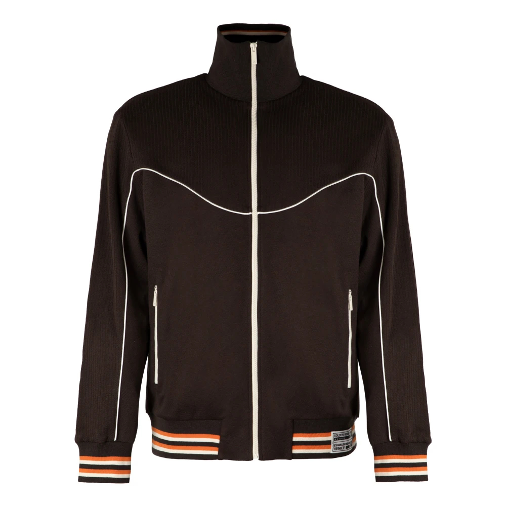 Golden Goose Herren Braun - Otto Cotton Full-Zip-Sweatshirt - Sweatshirts & Hoodies - Xl