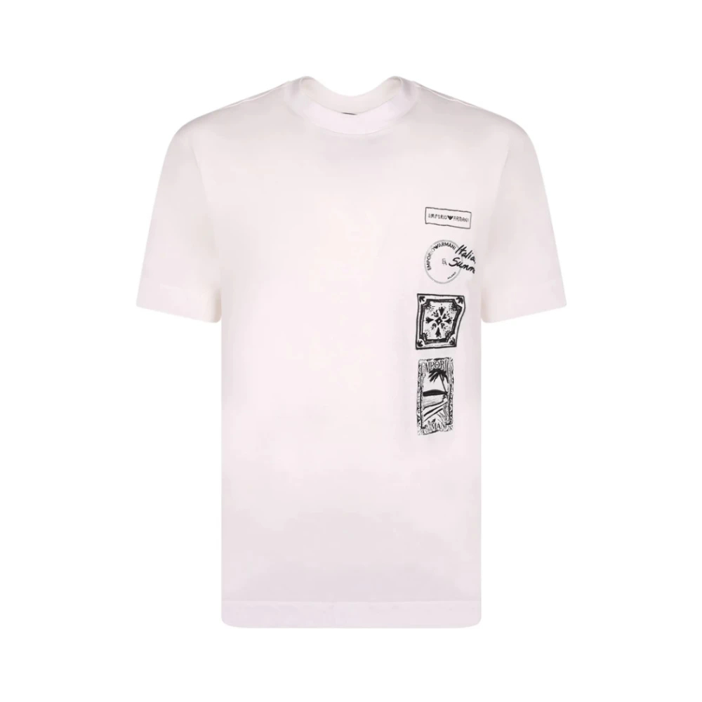 Emporio Armani Herren Weiß - Em004994 Af24470.u0003 T-Shirt - Tops - Xl