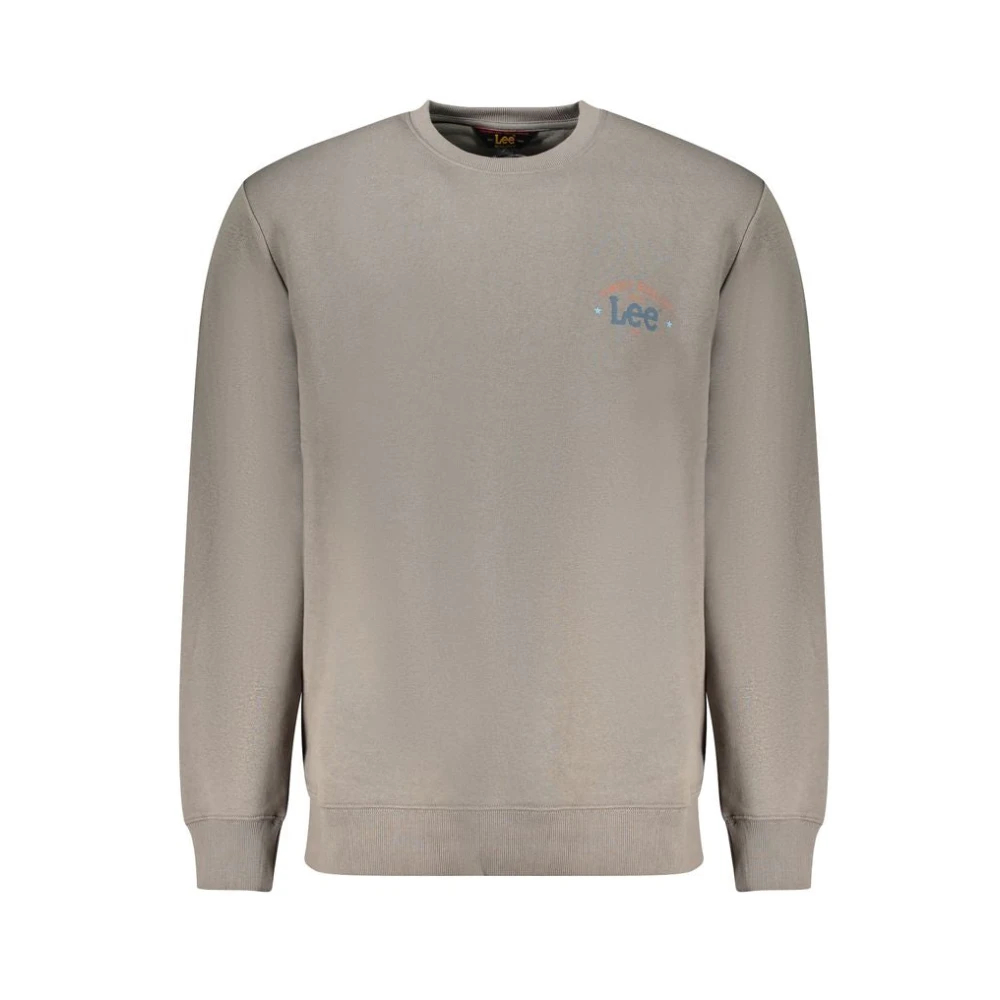 Lee Herren Grau Lässiges Crewneck Sweatshirt Modell Le32014 Mittel - Bild 5