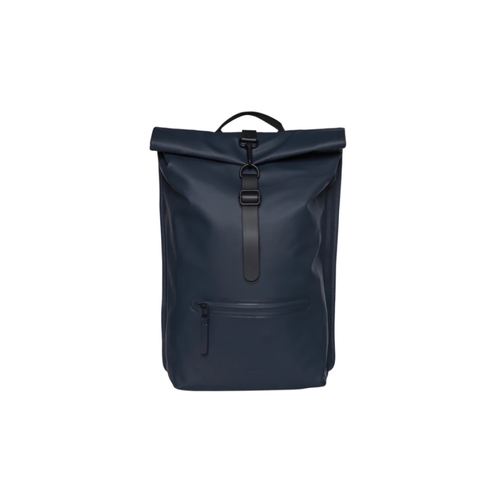 Rains - Rolltop Rucksack - Bags - Herren - Blau - One Size - Bild 4