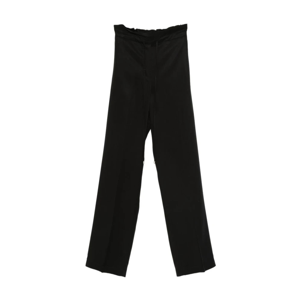 Liu Jo Damen Schwarz - Wide Hosen - Trousers - K - M