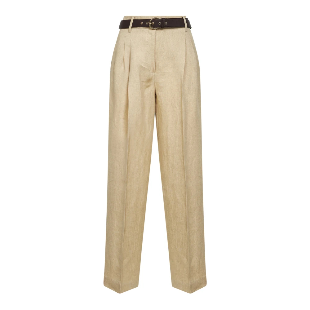 Max Mara Studio Damen Beige - Wide Hosen - Trousers - 2XS