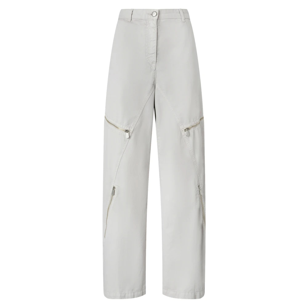 Pinko Damen Grau - Wide-Leg Hose - Trousers - M