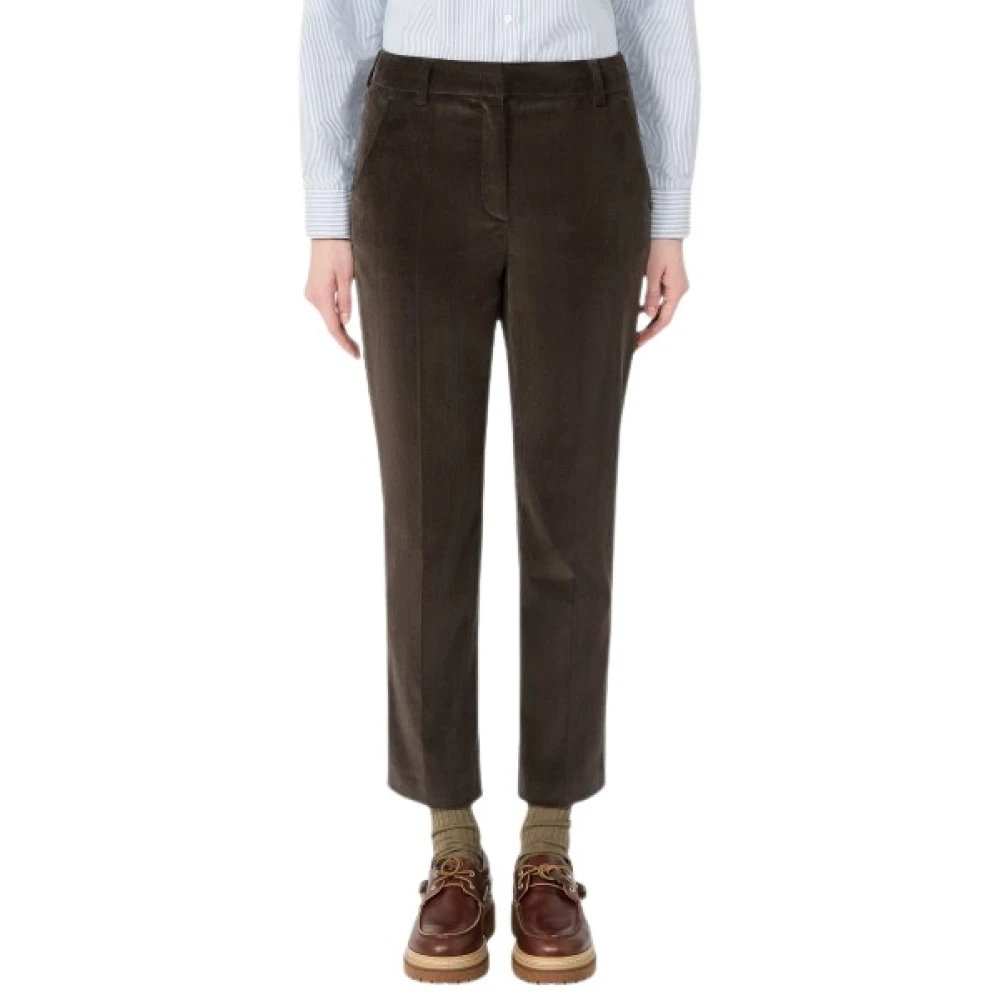 Weekend Max Mara Marruca Velvet Cropped Trousers - Bild 5