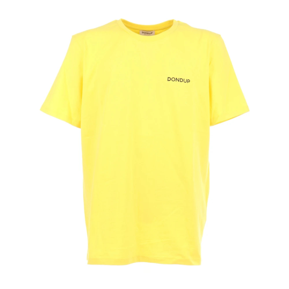 Dondup Herren Gelb - Regular-Fit T-Shirt Mit Rundhalsausschnitt - Tops - S