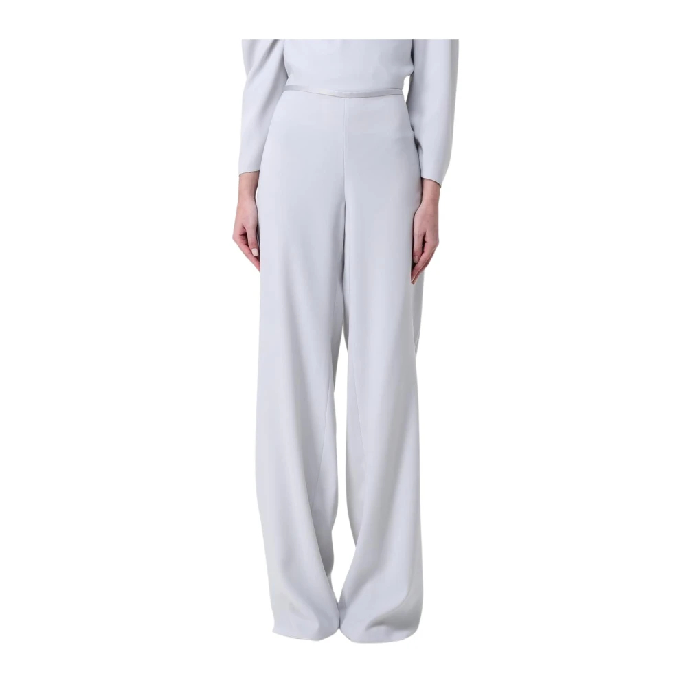 Emporio Armani Damen Grau - Wide Leg Pants - Trousers - L