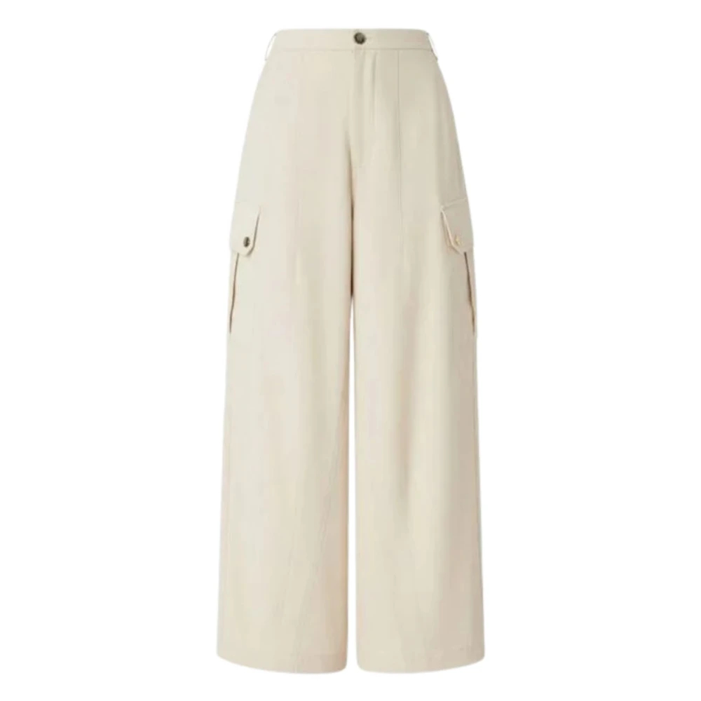 Pinko Damen Beige - Wide Hosen - Trousers - Xs