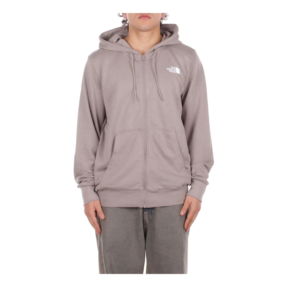 The North Face Herren Grau Simple Dome Light Sweatjacke - Größe Groß - Bild 4