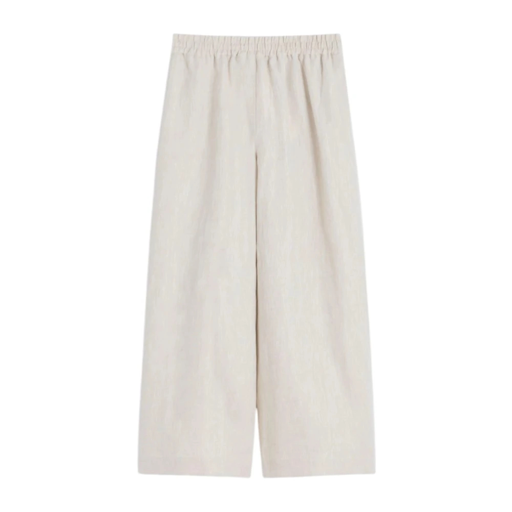 Weekend Max Mara Damen Beige - Wide-Leg Leinenhose - Trousers - 2XS
