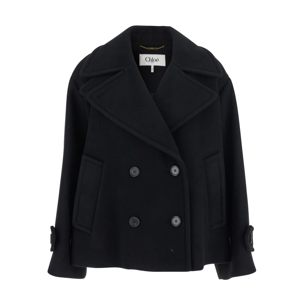 Chloé , Damen, Mäntel, Schwarzk, Xs - Bild 2
