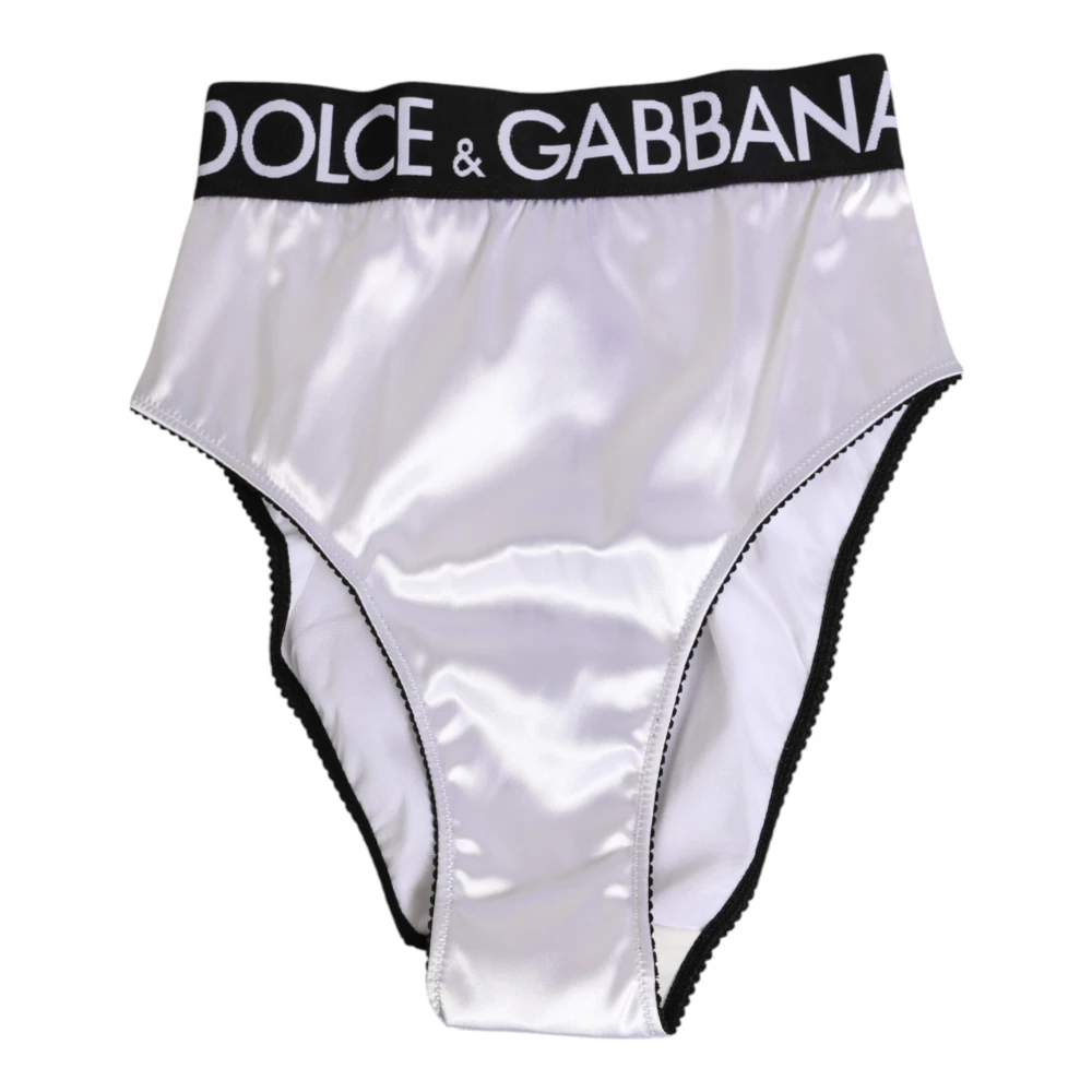 Dolce & Gabbana Damen Weiß - High-Waist Briefs - Underwear - S