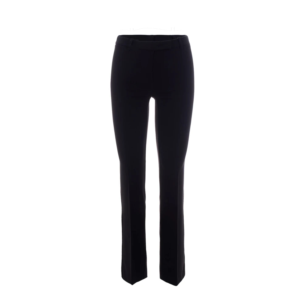 Patrizia Pepe Damen Schwarz - Wide Hosen - Trousers - K - M