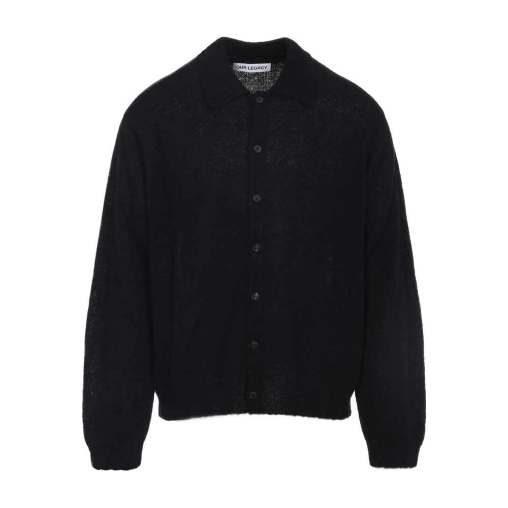 Our Legacy - Abend-Polo - Knitwear - Herren - Schwarzk - Xl