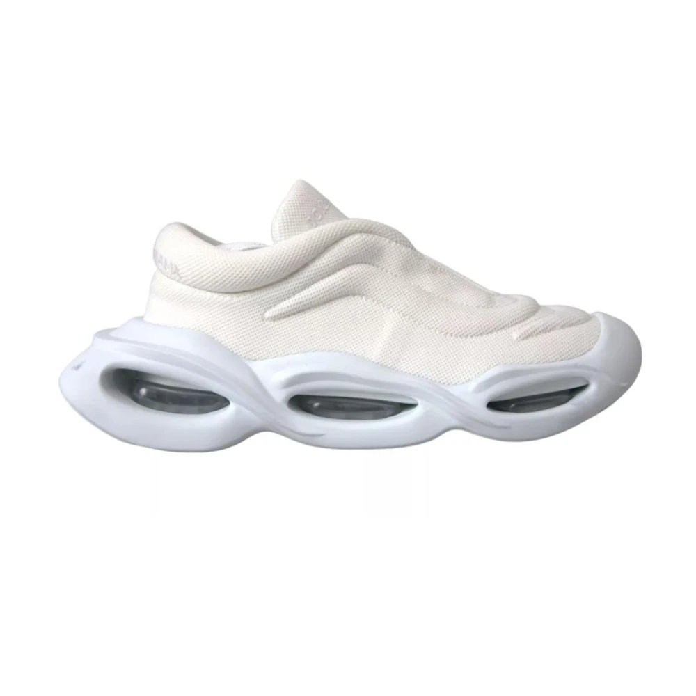 Dolce & Gabbana Damen Weiß - E Leinwand-Sneaker Mit Luftkissensohle - Shoes - 39 Eu