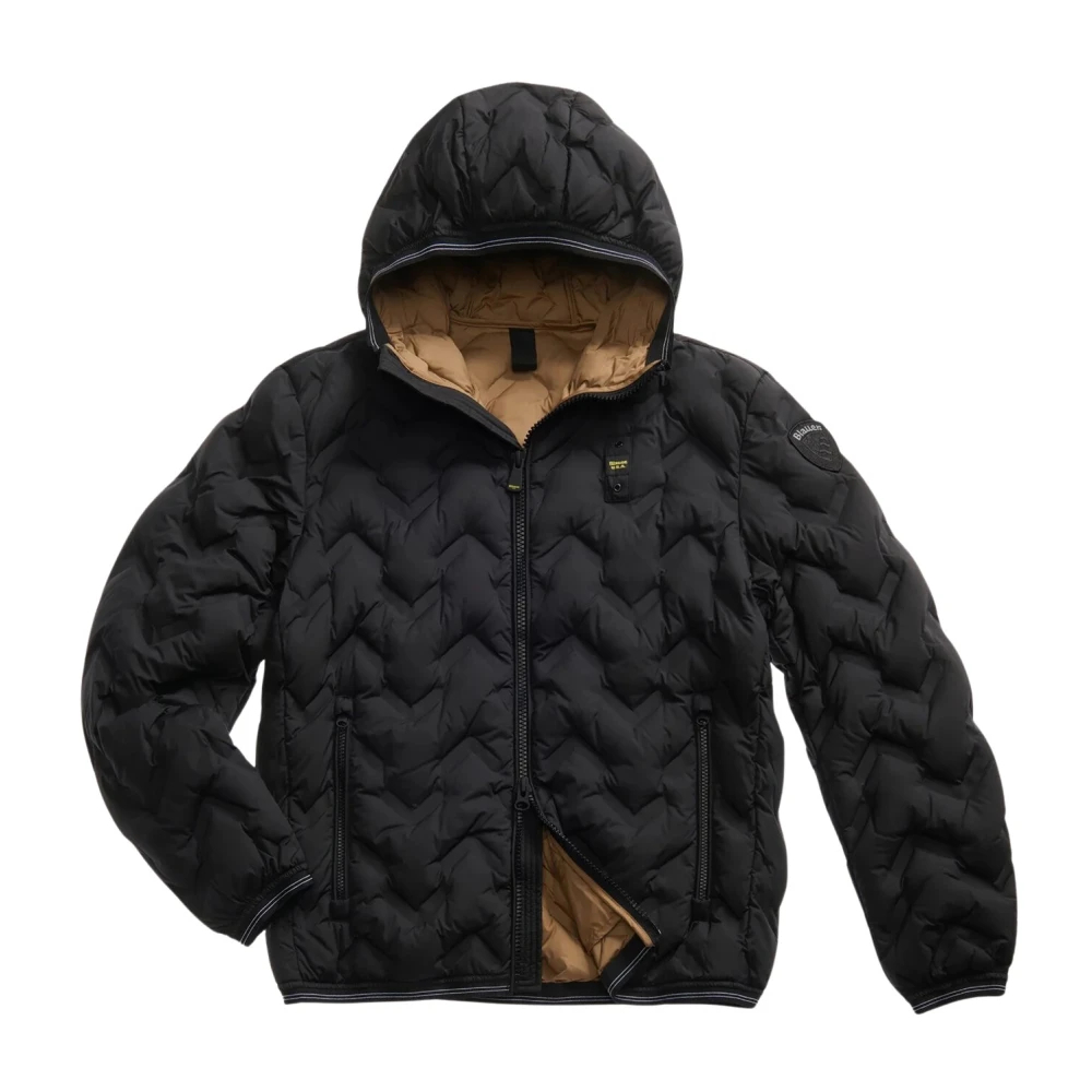 Blauer Herren Schwarz - Eck Daunenjacke Piery Stil - Jackets - K - Xl