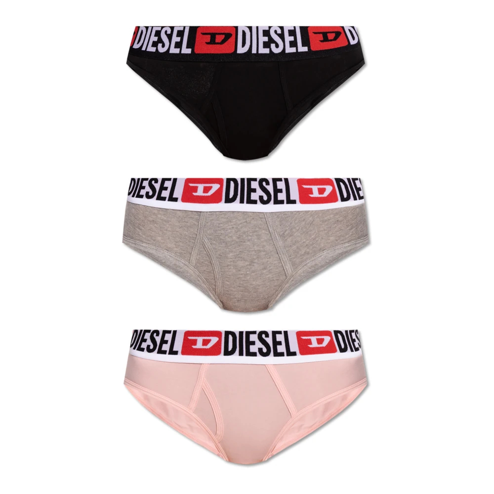 Diesel Damen Multicolor - Dreierpack Feigen - Underwear - Mehrfarbig - Xs