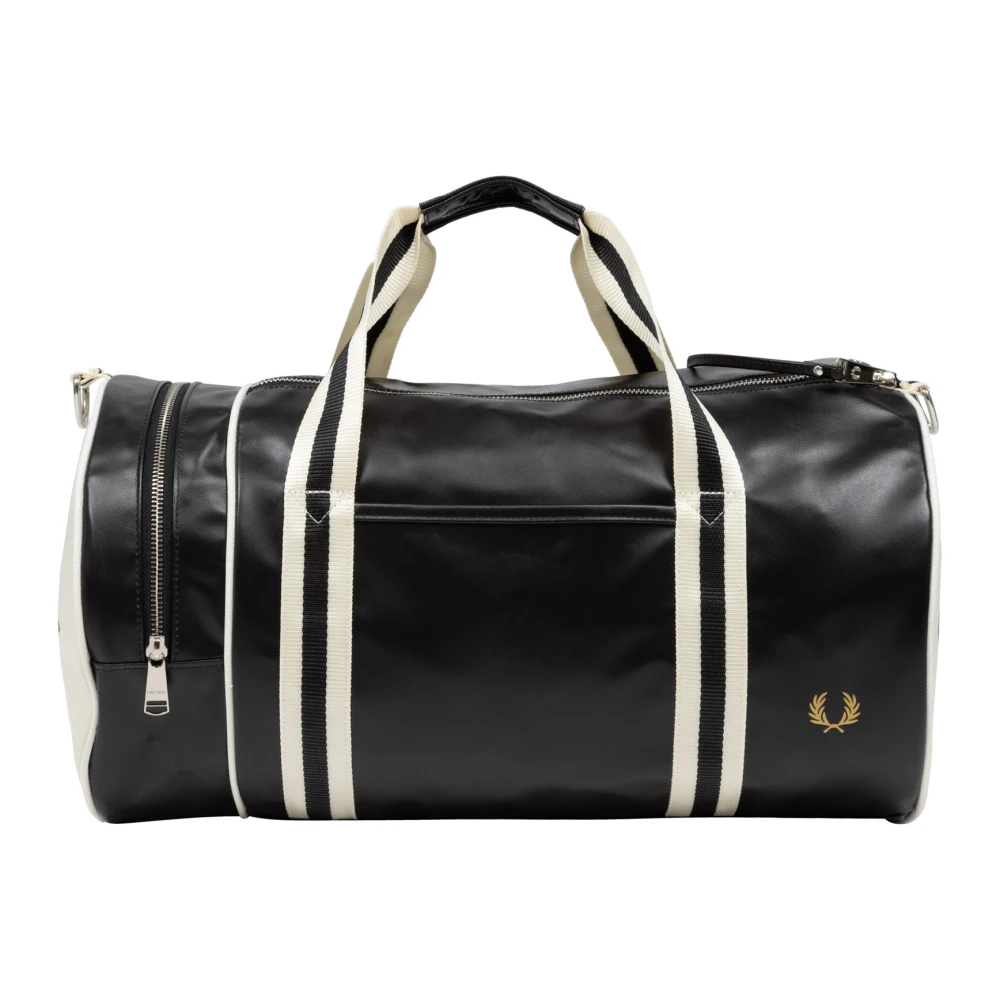 Fred Perry - Classic Barrel Bag - Bags - Herren - Schwarzk - One Size - Bild 13