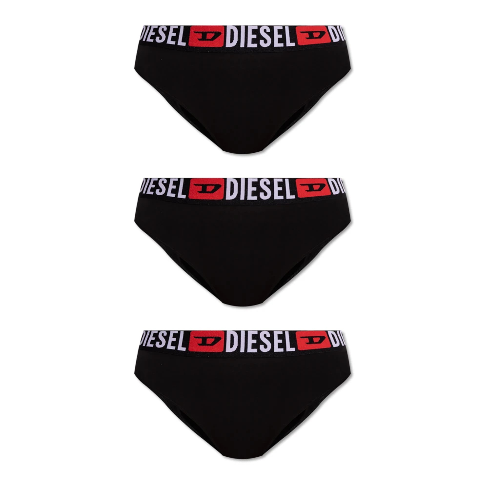 Diesel Damen Schwarz - Dreierpack Feigen - Underwear - K - S