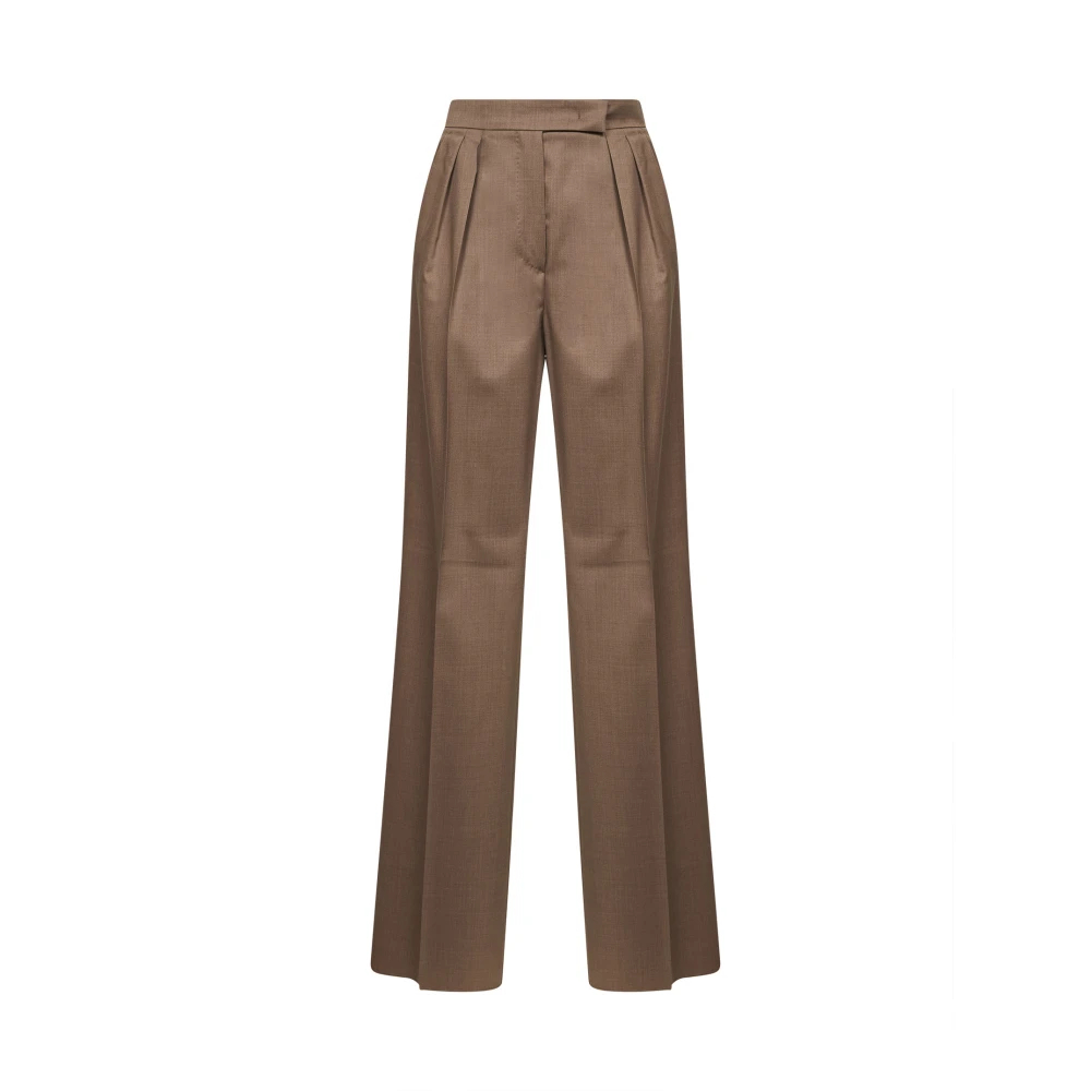 Max Mara Damen Braun - Wide Hosen - Trousers - L