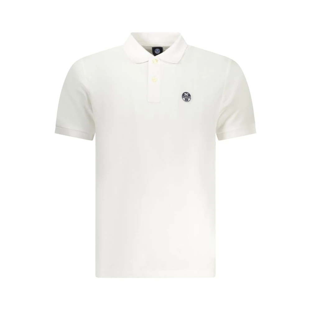 North Sails Herren Weiß - Cotton Polo Shirt - Tops - Xl