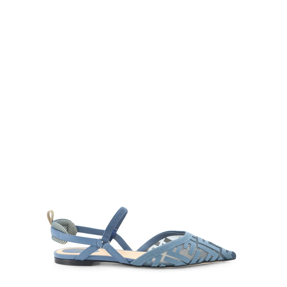 Fendi Damen Blau - Kitten Rete Ric.ff - Shoes - 38 Eu
