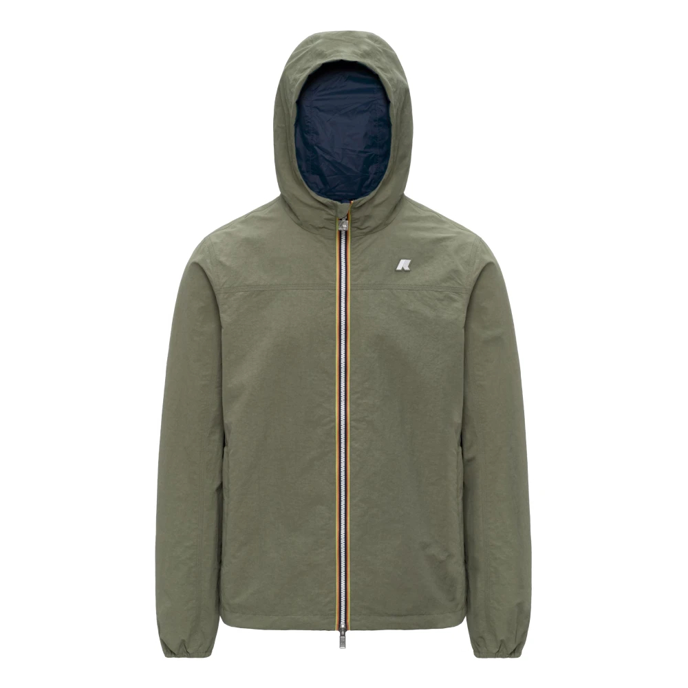 K-Way Herren Grün - Jake Cotton Reversible Jacket - Jackets - S