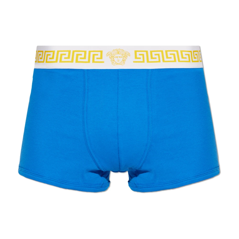 Versace Herren Blau - Cotton-Jersey Trunks - Underwear - S