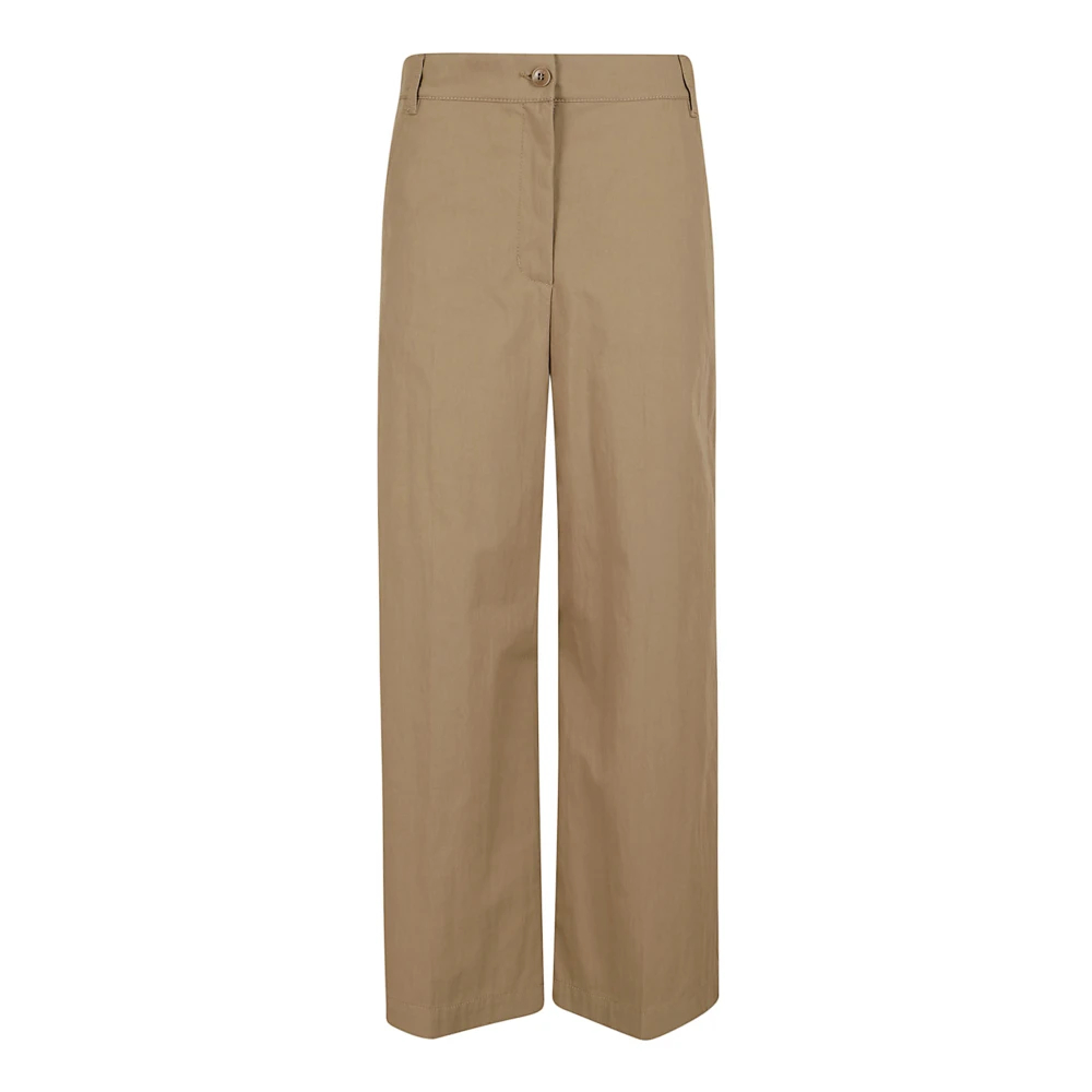 Weekend Max Mara Damen Braun - Wide Hosen - Trousers - 2XS