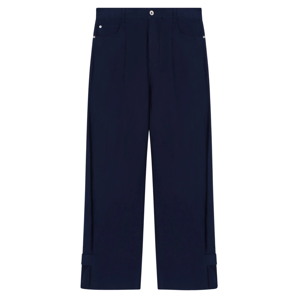 Emporio Armani Damen Blau - Wide Hosen - Trousers - W28