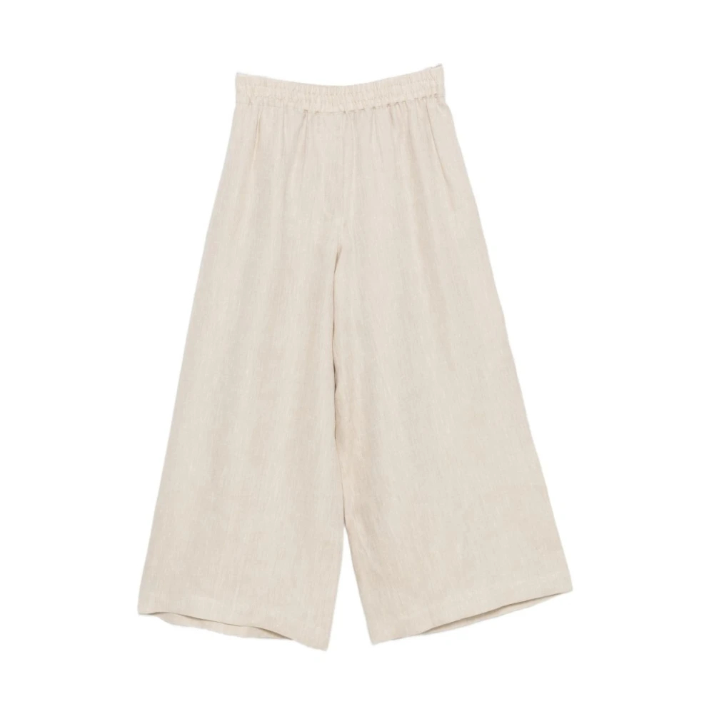 Weekend Max Mara Damen Beige - Wide Hosen - Trousers - S