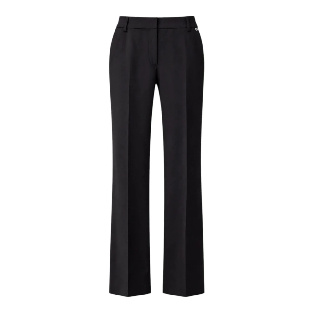 Liu Jo Damen Schwarz - Wide Hosen - Trousers - K - L