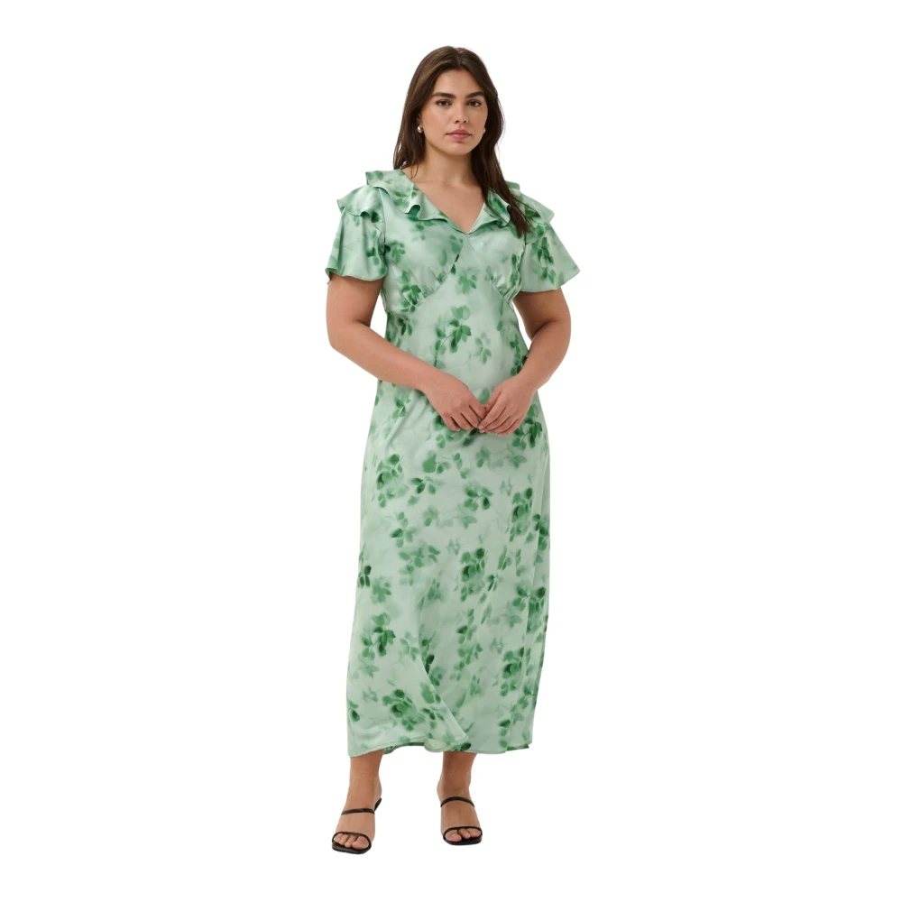 VAN GRAAF Kaffe Curve Damen Grün Kleid Kcjamie Größe 52 - Bild 4