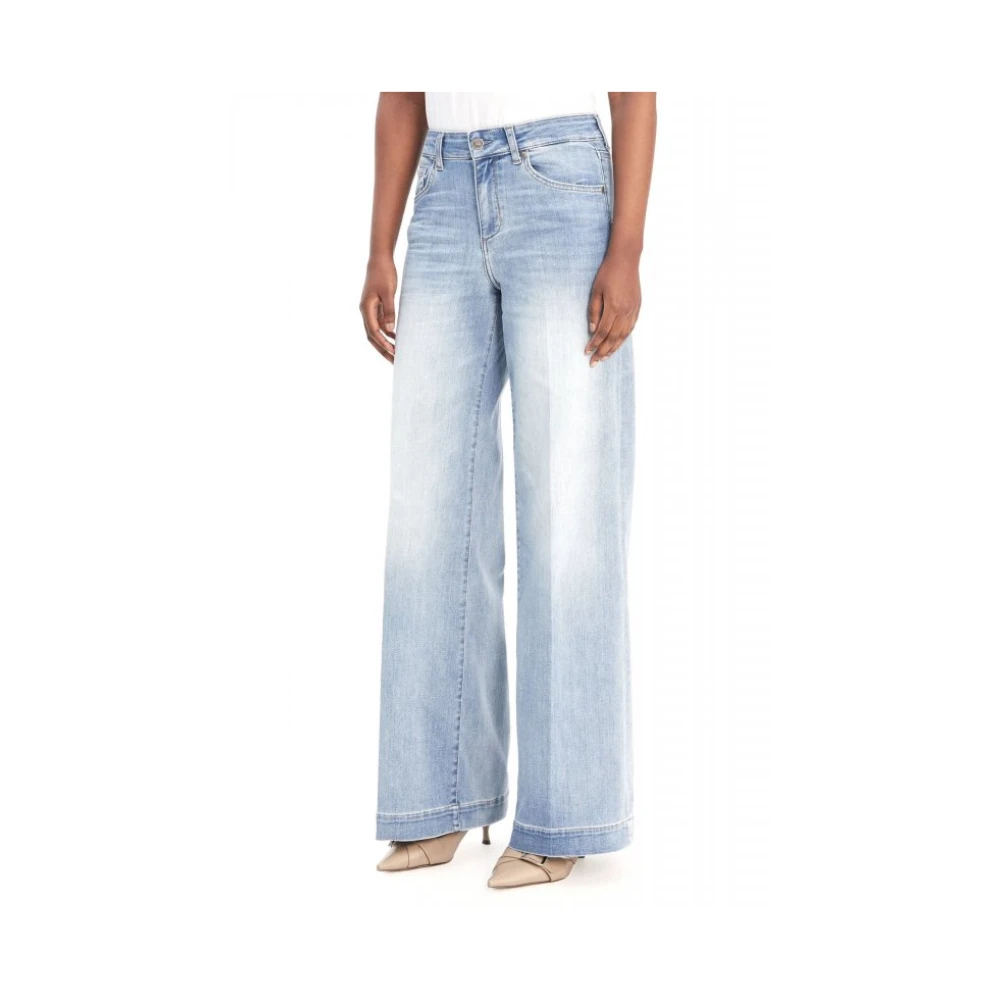 Liu Jo Damen Blau - Wide Jeans - Jeans - W28