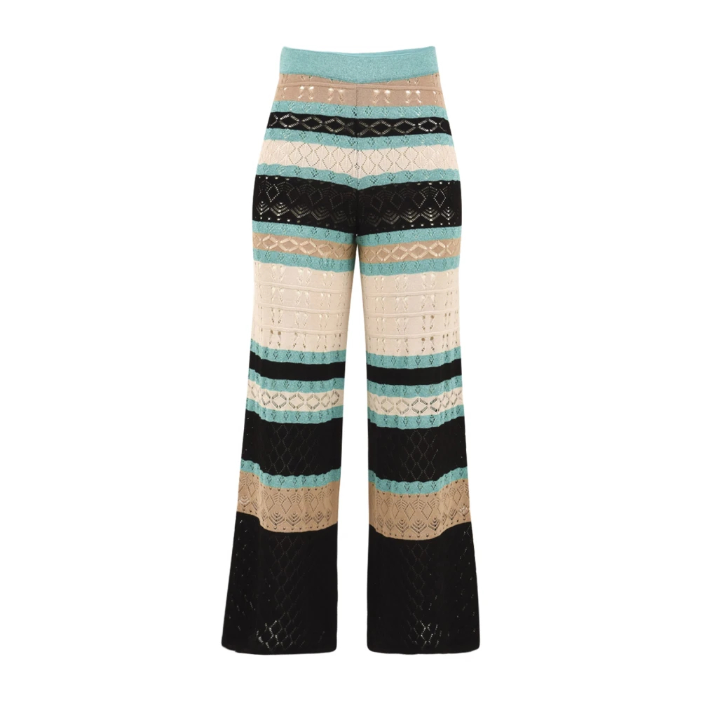 Akep Damen Multicolor - Wide Hosen - Trousers - Mehrfarbig -Xs