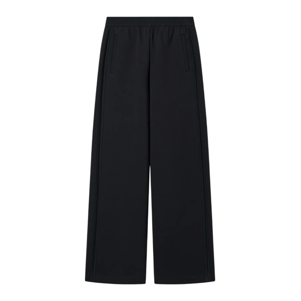 Emporio Armani - Wide Hosen - Trousers - Damen - Schwarzk - Xs