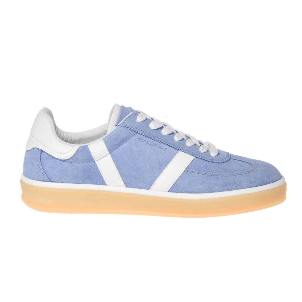 Baldinini - Suede Sneaker - Shoes - Damen - Blau - 36 Eu