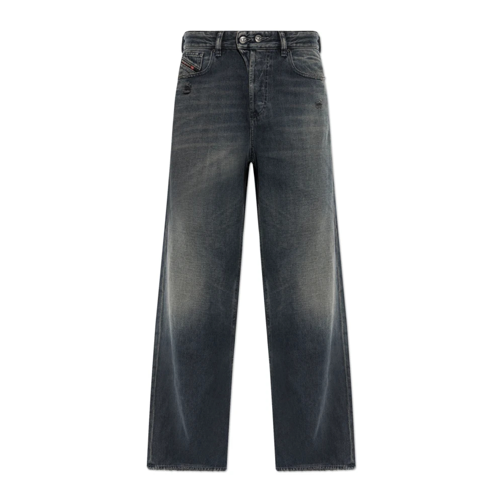 Diesel Damen Grau - Wide Jeans - Jeans - W28 L30