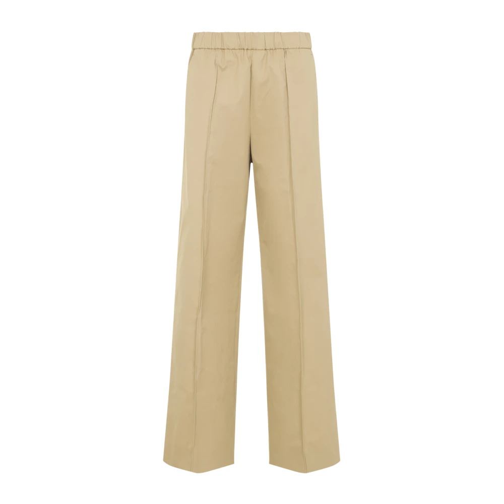 Jil Sander Damen Beige - Wide Hosen - Trousers - M