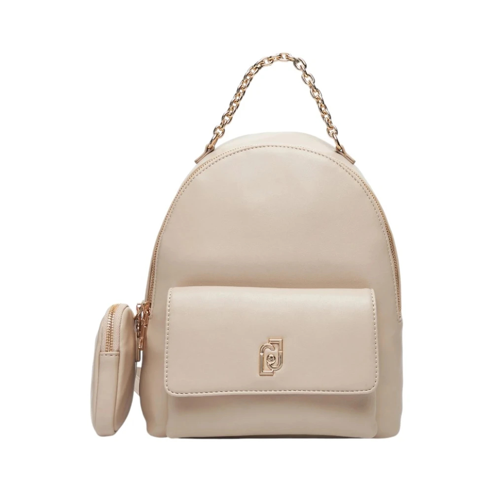 Liu Jo Damen Beige - Stylischer Rucksack Mit Reißverschluss - Bags - One Size