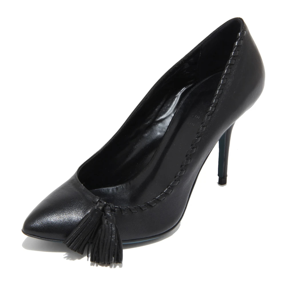 Patrizia Pepe Damen Schwarz - Italienische High Heel Schuhe - Shoes - K - 37 Eu