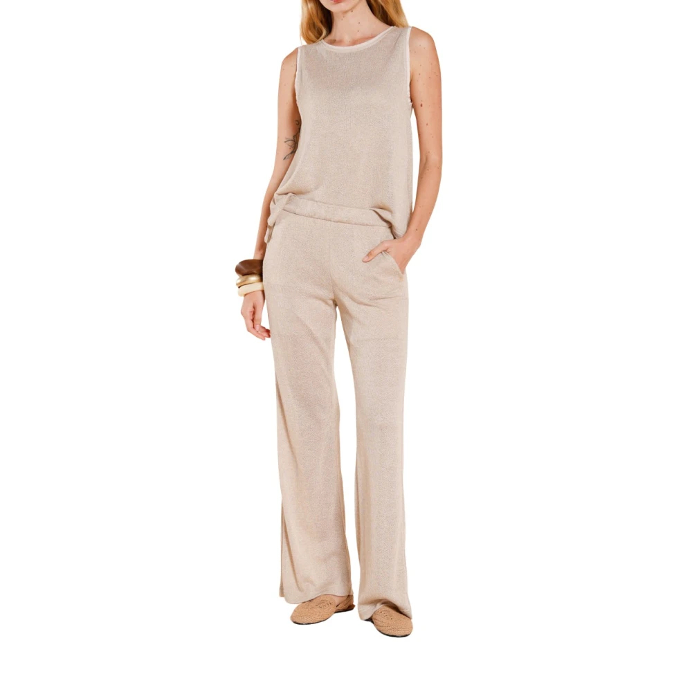 Mason's Damen Beige - Easy Straight Chino Joggerhose - Trousers - 2XS
