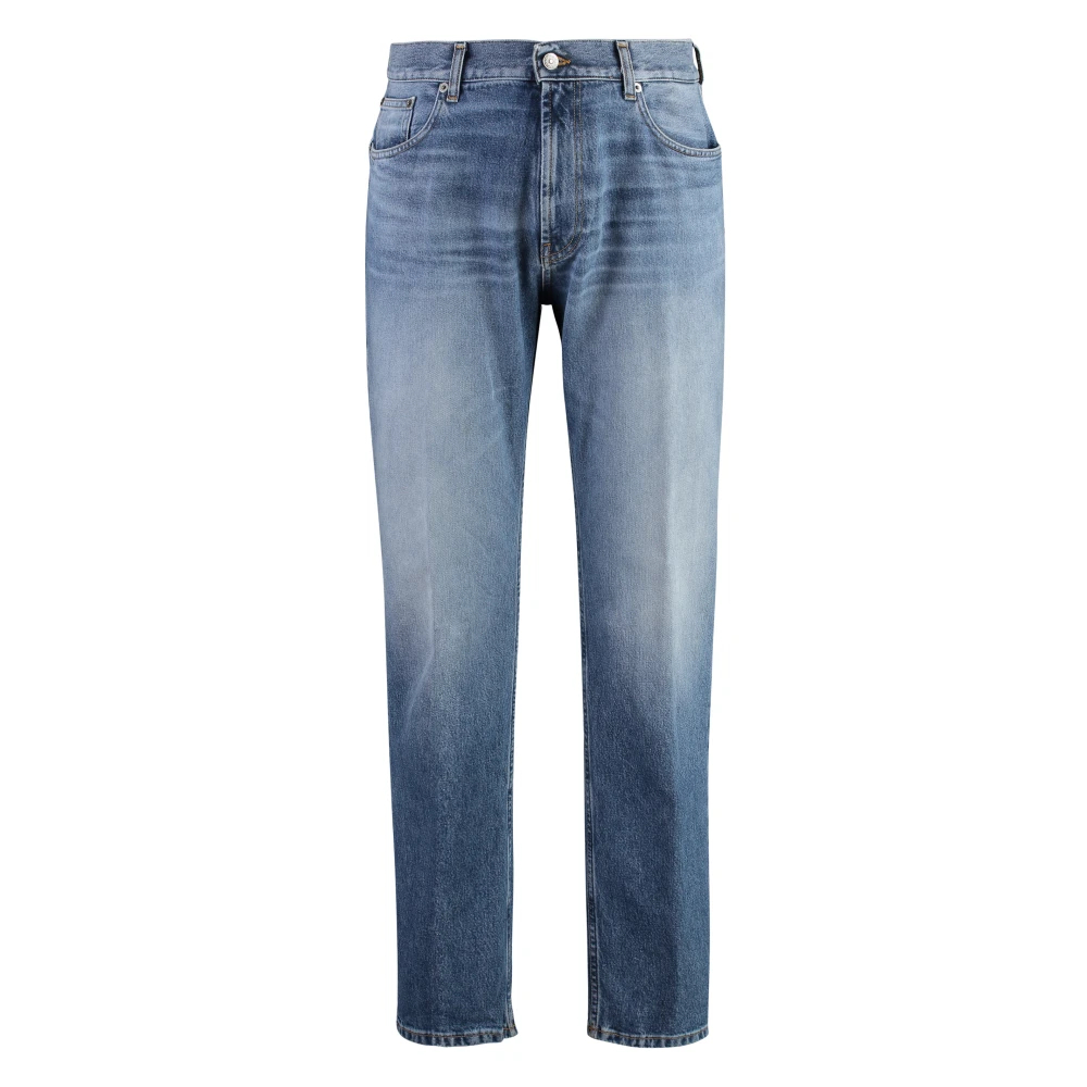 Dondup Herren Blau - Straight-Leg-Jeans Mit Kontrastnähten - Jeans - W30