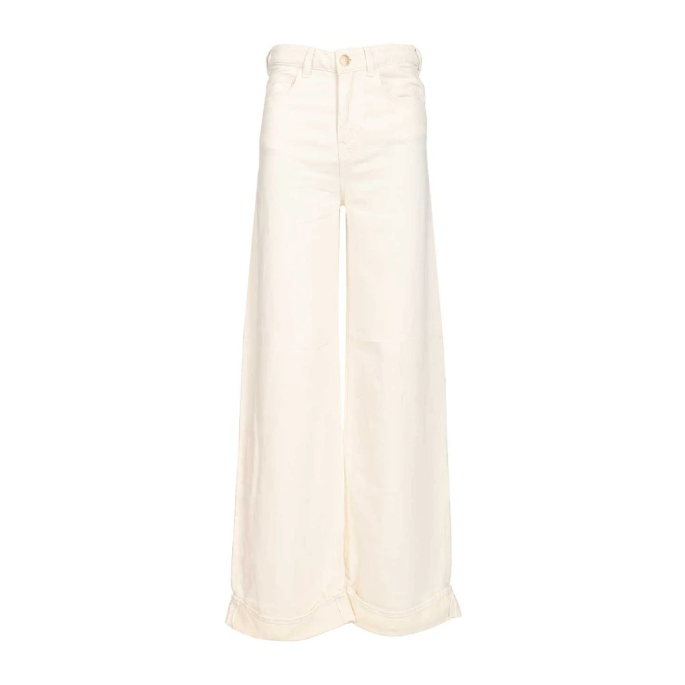 Emporio Armani Damen Weiß - Wide Jeans - Jeans - W26